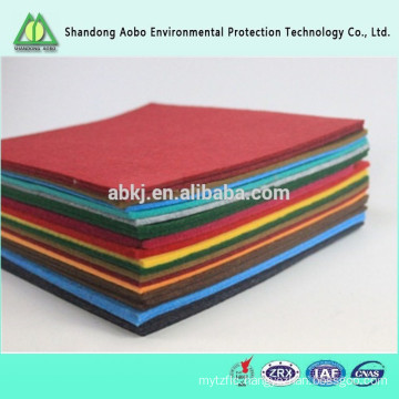 Needle punched nonwoven 100% wool felt